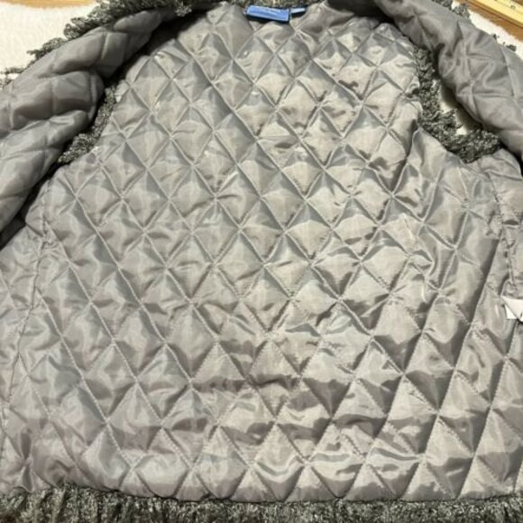 Simply Vera Womens Gray Faux Fur Vest Size SM-MED - Picture 6 of 11